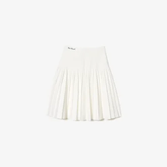 Falda midi plisada para mujer