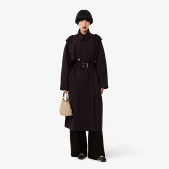 Gabardina oversize de mezcla de lana The Blend