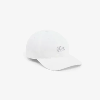 Gorra con insignia de sarga de algodón