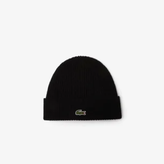 Gorro unisex de lana de punto elástico