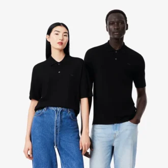 Jersey polo unisex de manga corta de lana merino