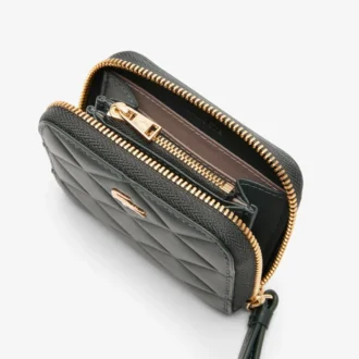 Monedero pequeño de piel de cocodrilo