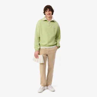 Pantalones chino de algodón de corte regular