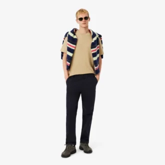 Pantalones chino de algodón de corte regular para hombre