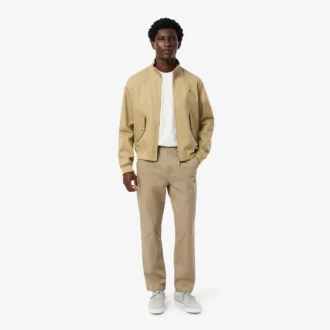 Pantalones chino de algodón de corte regular para hombre