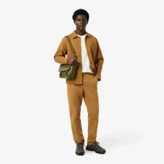 Pantalones chino de algodón de corte regular para hombre