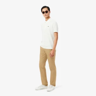 Pantalones chino de algodón de corte regular para hombre