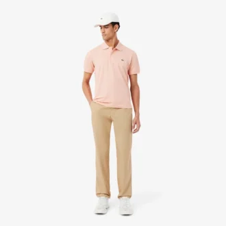 Pantalones chino de sarga de algodón de corte regular