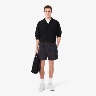 Pantalones cortos cargo de nylon con estampado Ombra para hombre