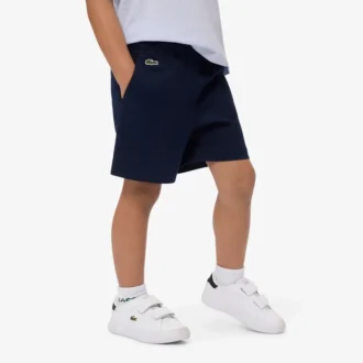 Pantalones cortos chinos de sarga de algodón elástico
