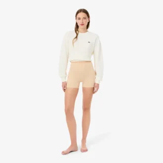 Pantalones cortos de ciclismo de microfibra de cintura alta