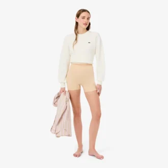 Pantalones cortos de ciclismo de microfibra de cintura alta