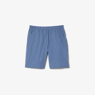 Pantalones cortos de corte holgado con efecto lavado para hombre