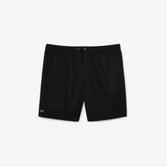 Pantalones cortos de deporte para hombre de corte holgado y forrados
