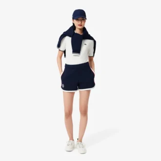 Pantalones cortos de piqué elástico Tennis Heritage para mujer