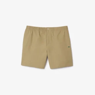 Pantalones cortos de popelín de corte holgado para hombre