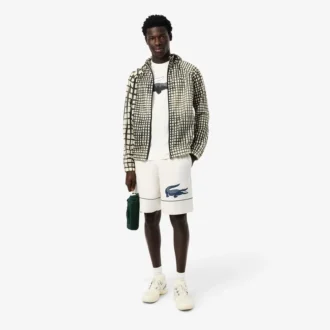 Pantalones cortos de tenis estampados para hombre