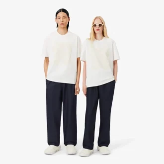 Pantalones de chándal de denim de pasarela