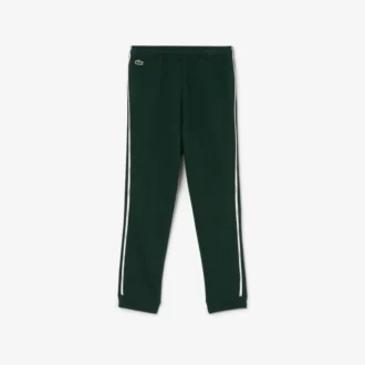 Pantalones de chándal de felpa con detalles a rayas para niño