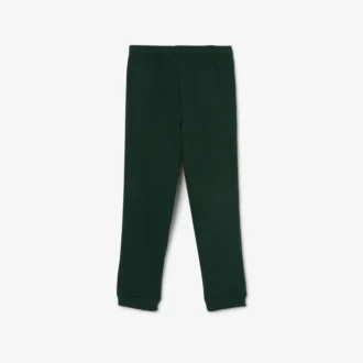 Pantalones de chándal de felpa con detalles a rayas para niño