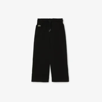 Pantalones de chándal de felpa con pernera acampanada para niña