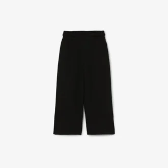 Pantalones de chándal de felpa con pernera acampanada para niña