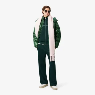 Pantalones de chándal de satén de corte holgado para hombre