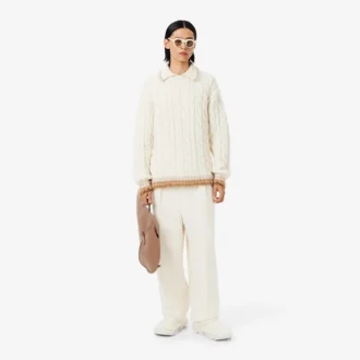 Pantalones de lana entallados de corte regular Runway