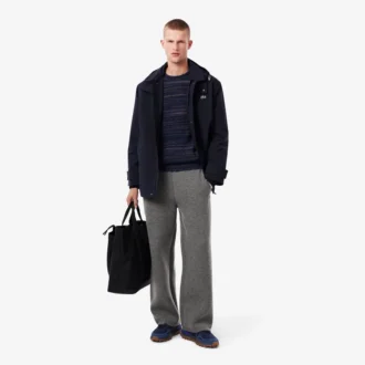 Pantalones de lana merino de corte holgado para hombre