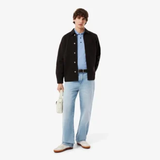 Pantalones de mezclilla de corte holgado