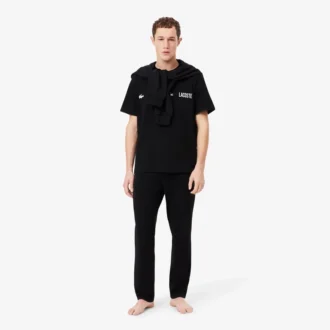 Pantalones de pijama de jersey de algodón para hombre