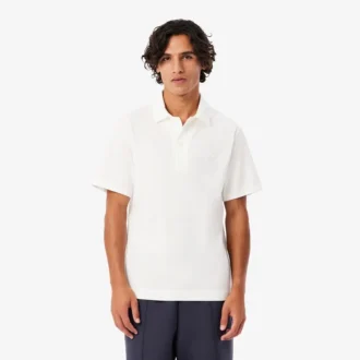 Polo bordado de cuello abierto Paris Classic Fit para hombre