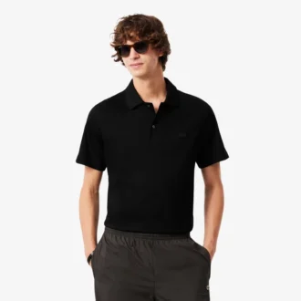 Polo bordado de cuello abierto Paris Classic Fit para hombre