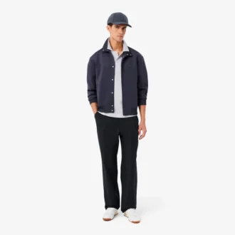 Polo bordado de cuello abierto Paris Classic Fit para hombre