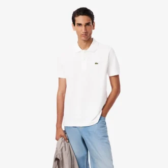Polo clásico de piqué grueso L.12.12 para hombre