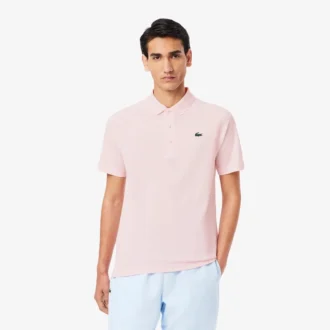 Polo de golf con protección UV de corte regular para hombre