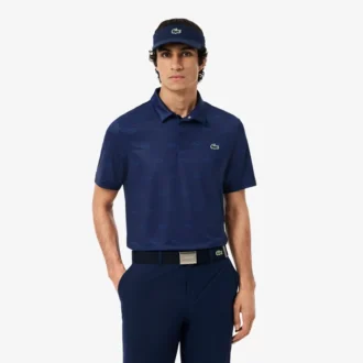 Polo de golf con protección UV de corte regular para hombre