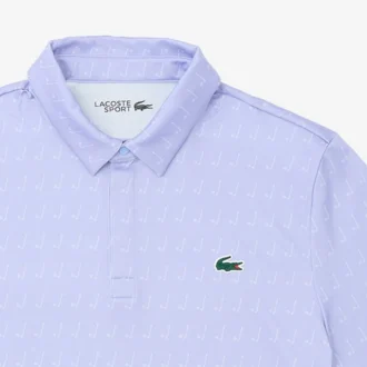 Polo de golf con protección UV de corte regular para hombre