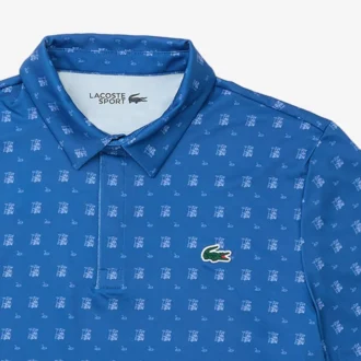 Polo de golf con protección UV de corte regular para hombre