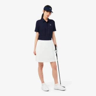 Polo de golf elástico Slim Fit con protección UV