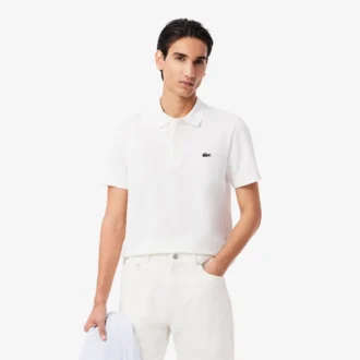 Polo de mezcla de algodón de corte regular para hombre