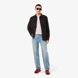 Polo de mezcla de algodón de corte regular para hombre