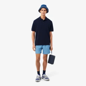 Polo de piqué grueso de corte holgado para hombre