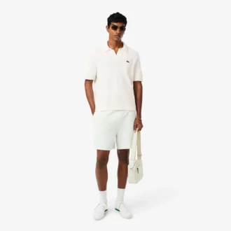 Polo de punto bouclé de corte clásico
