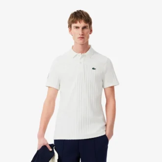 Polo de tenis Heritage para hombre con detalle de insignia Ultra Dry