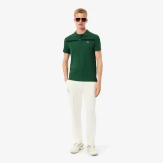 Polo de tenis Heritage para hombre con detalle de insignia Ultra Dry