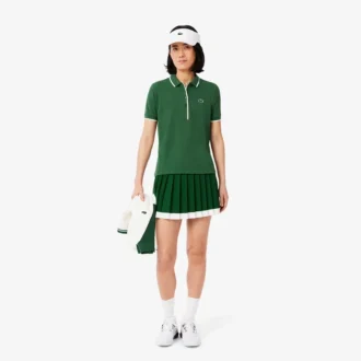 Polo de tenis termorregulador de corte regular para mujer