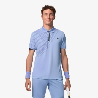 Polo de tenis Ultra Dry estampado de corte ajustado para hombre