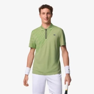 Polo de tenis Ultra Dry estampado de corte ajustado para hombre
