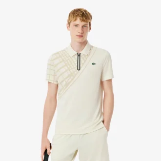 Polo de tenis Ultra Dry estampado de corte ajustado para hombre